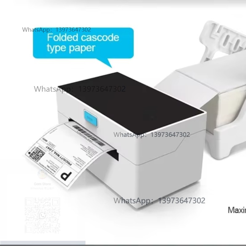 Label Printer - 3inch 80mm Wireless USB Thermal Sticker