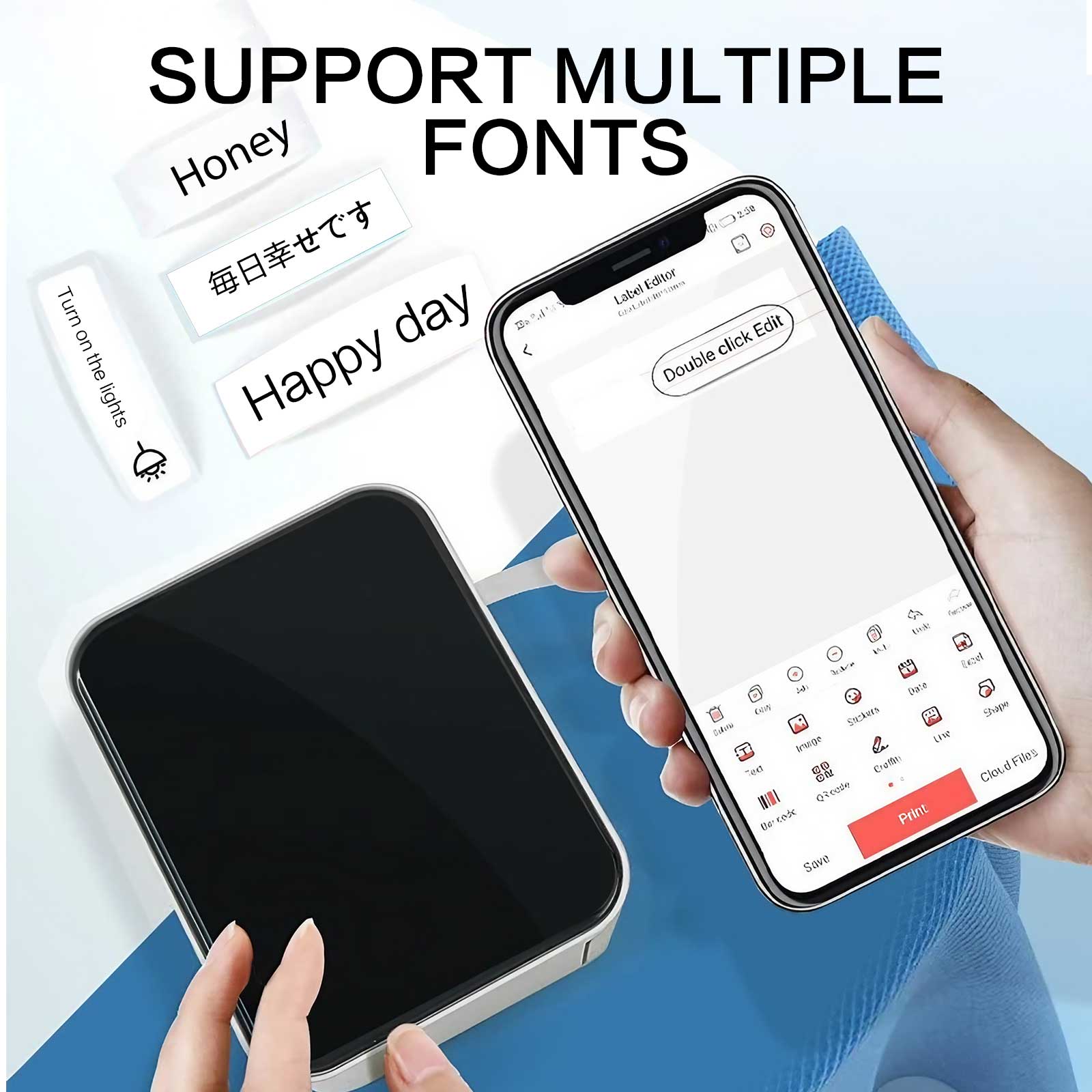 Portable Wireless Thermal Labe - Barcode Printer review and price